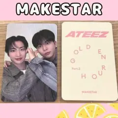 ATEEZ アチズ MAKESTAR ユニットトレカ　ジョンホ　ソンファG178