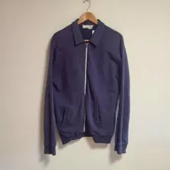 ★ コムデギャルソンシャツ スウェット ジップジャケット ノームコア 紺 M