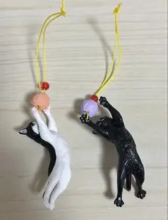 猫ジャンプ マスコット クロ ハチワレ