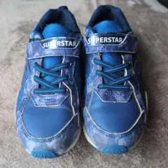 SUPERSTAR 青 スニーカー