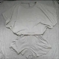 RODEO CROWN ロデオ　Tシャツ　ショーパン　オールインワン　グレー