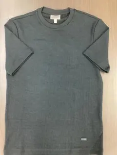 ARMANI リブ編み ブラックTシャツ Sのサムネイル