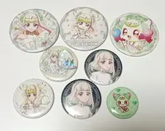キュアズキューン　プリルン　田中ぷりん　キミプリ　缶バッジ　8点セット