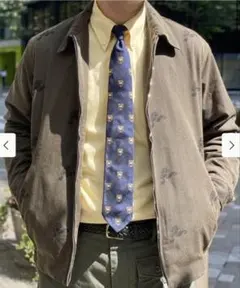 beams ＋　ジャケット　ブラウン　ペイズリー柄