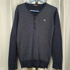 BURBERRY BLACK LABEL バーバリー ニットセーター　M