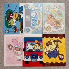 amiiboカード　サンリオシールセット　あつまれどうぶつの森