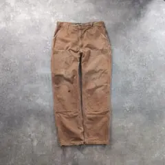 カーハート ダブルニー ダークブラウン 茶色 ペインターパンツ W34L30