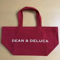 DEAN&DELUCA ディーンアンドデルーカトートバッグレッドSサイズ