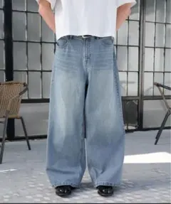 Regen Glanz ワイドバギーデニムパンツ　Mサイズ