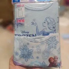 アナと雪の女王 キャミソール 2枚組 130㎝　新品未使用　女の子　肌着