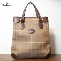 【美品】Burberry バーバリー ビンテージ ノバチェック A4収納可