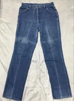 Wrangler ストレートデニムパンツ 美品 ワイド アメカジ シティボーイ 