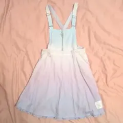 最終値下　mezzopiano　140 グラデーションプリントサロペットスカート