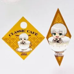 羽京2種　フードタグ　ドリンクタグ　純喫茶 AMOCAFE　Dr.STONE