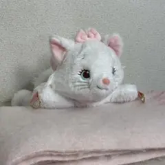 【セット売り】ディズニー マリーちゃん ポシェット ＆ ピンクマフラー 冬コーデ