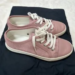 ピンク ローカットスニーカー