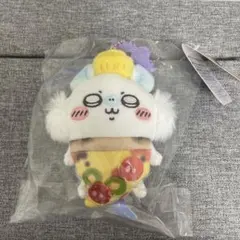 ちいかわ　おそろいピザなマスコット　モモンガ　ピザ　ハロウィン　ぬいぐるみ