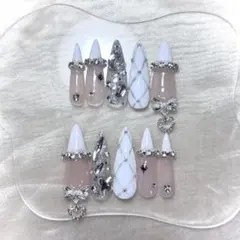 28ネイルチップ ワンホン 韓国 ギャル 量産 ピンク ガーリー 推し オタク