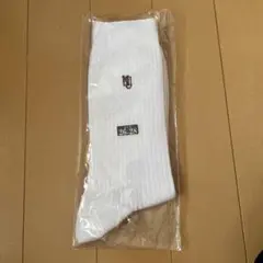 大垣日大　ホワイトリブソックス NJ刺繍 26-28cm
