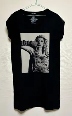 コートニー・ラブ 　フォトプリントカットソーワンピース