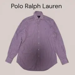 美品Polo Ralph Lauren ポロ　ストライプシャツ LLサイズ相当のサムネイル