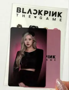 BLACKPINK THE GAME トレカ&ステッカーrosé