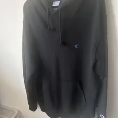 Champion ブラック パーカー X-LARGE