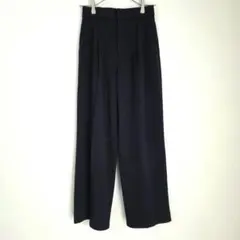 ⭐️美品⭐️ジーユー カットソー スラックス M センタープレス パンツ 紺