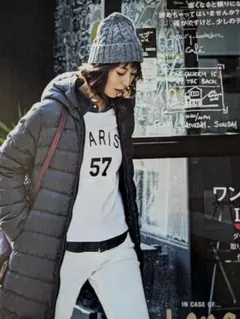 Oggi掲載★モロコバーナンバリングカシミヤ混ニット USED VERY掲載