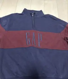 GAP ハーフジップスウェット