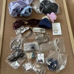 ヘアアクセサリーとジュエリーセット