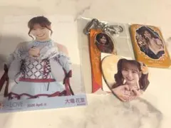 =LOVE 大場花菜　缶バッジ生写真セット