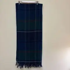 【2/3までセール】ウール混紡 チェック柄ストール