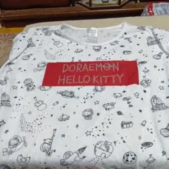 DORAEMON HELLO KITTY 半袖Tシャツ Mサイズ