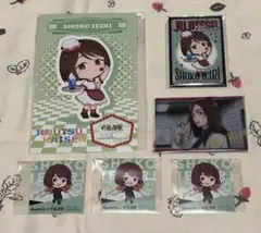 呪術廻戦　家入硝子　カフェ　銀だこ　缶バッジ　ポストカード　ステッカー　カード