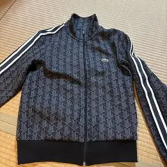 希少品LACOSTE ジャージ モノグラム柄　ブラック　xsのサムネイル