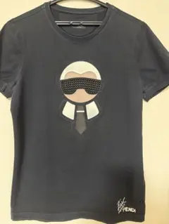 FENDI フェンディ Karlito カーリト モンスター Tシャツ ブラックのサムネイル