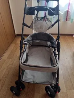 ペットカート グレー メッシュ窓付き - メルカリ