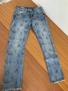 Levi's プリントデニムパンツ　W29L32