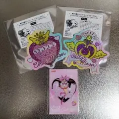 セーラームーン　ミュージアム　ステッカー　 明治 アーモンドチョコ クリアカード