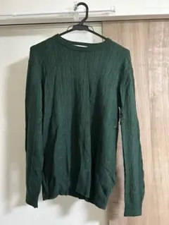 URBAN RESEARCH DOORS ダークグリーン ニットセーター L