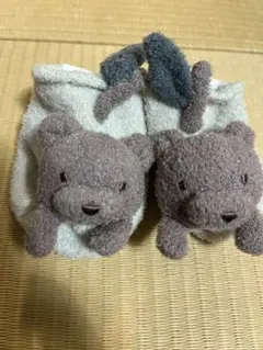 GELATO PIQUE ベビー靴下 クマの顔デザイン⭐︎