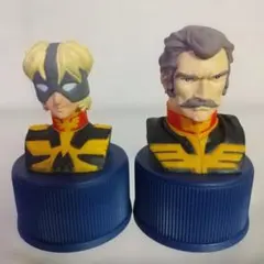 ペプシコーラ ボトルキャップ ガンダム ランバ・ラル シャア・アズナブル