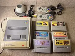 Nintendo Super Famicom 本体とゲームソフト6本