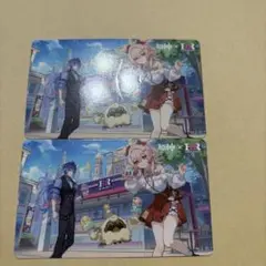 原神 サーティーワンコラボ シリアルコード付きカード2枚　未使用