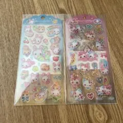 ドロップジュエリーシール まじかるみゅーちゃん フワフワらびちゃん