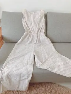 ギンガムチェック オーバーオール