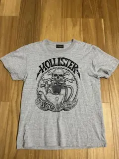 Hollister スカルプリント Tシャツ グレーのサムネイル