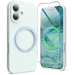 【新品未使用】iPhone16ケース　ソフトミント　グリーン