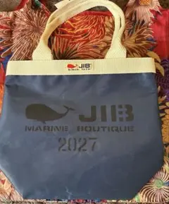JIB ジブ 7オンス オープン トートバッグ ネイビー レディース メンズ